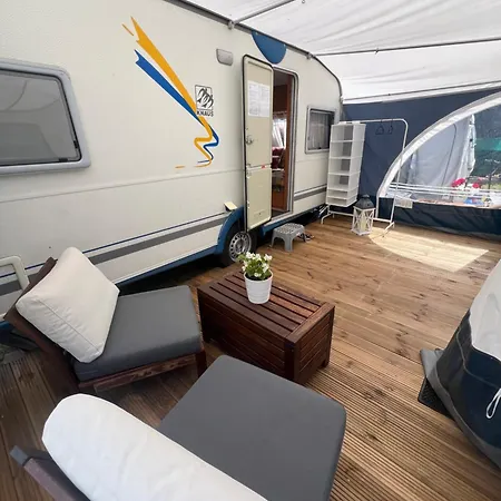 Vintage Przyczepa Justarniacamp Camping